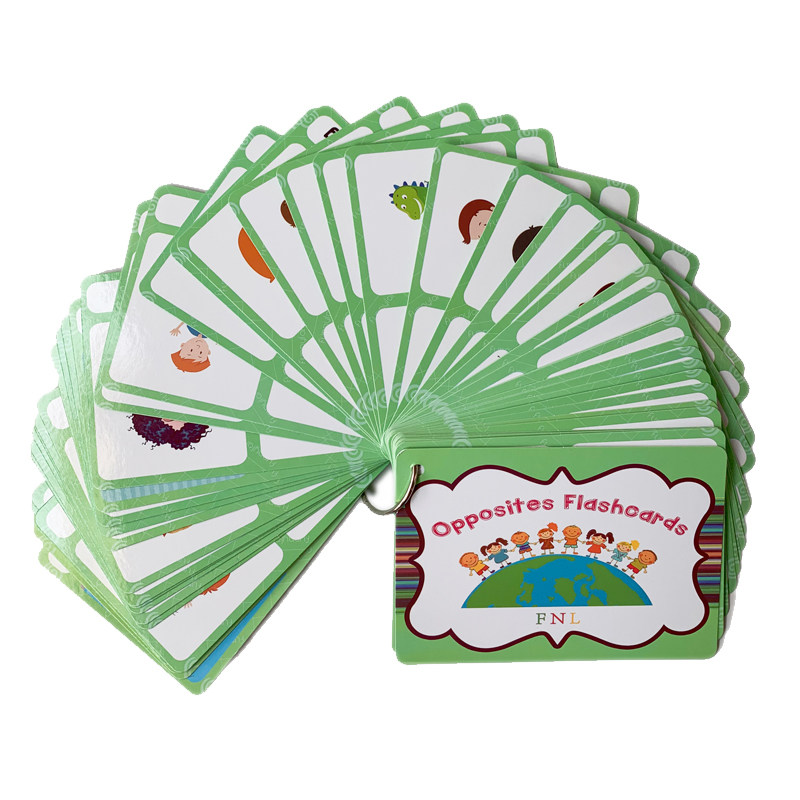 Kids Education Toy - 100 Cartões de Vocabulário em Inglês