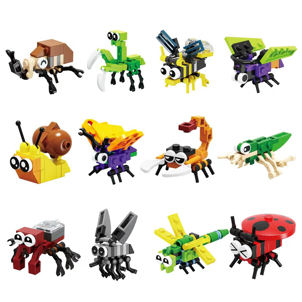 Kingdom Kids Education - Conjunto de 12 Blocos de Montar