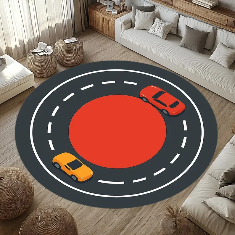 Kids Education Nursery - Tapete de Pista de Corrida Infantil