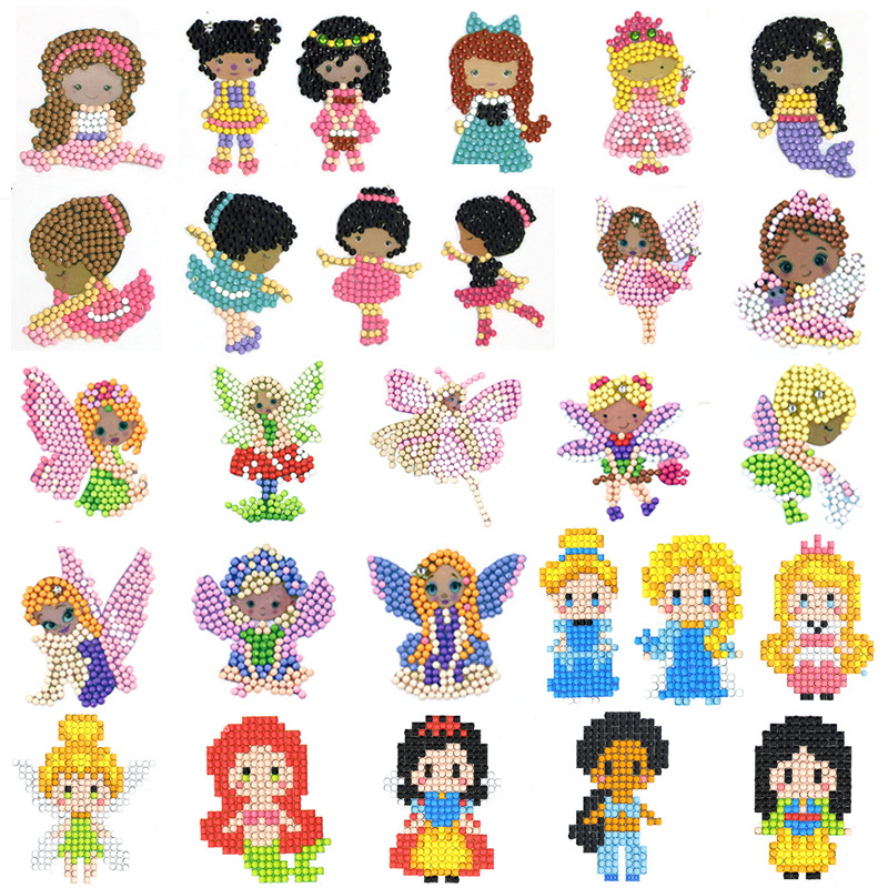 Kingdom Kids Education - Pintura Diamante DIY Frozen Branca de