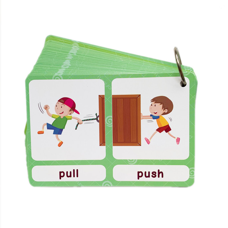 100 Cartões de Vocabulário em  - Kids Education Toy avaliação e preço