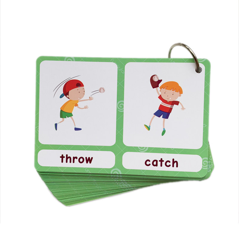 100 Cartões de Vocabulário em  - Kids Education Toy avaliação e preço
