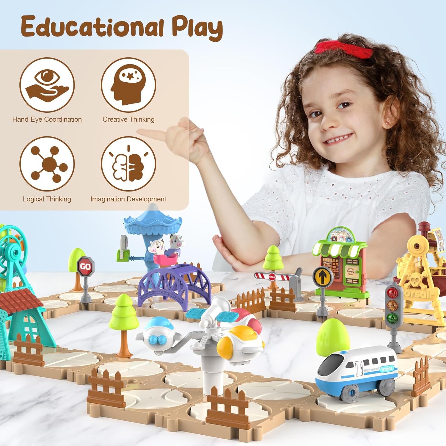 Conjunto de Pista de Quebra-Ca - Kids Education Board avaliação e preço