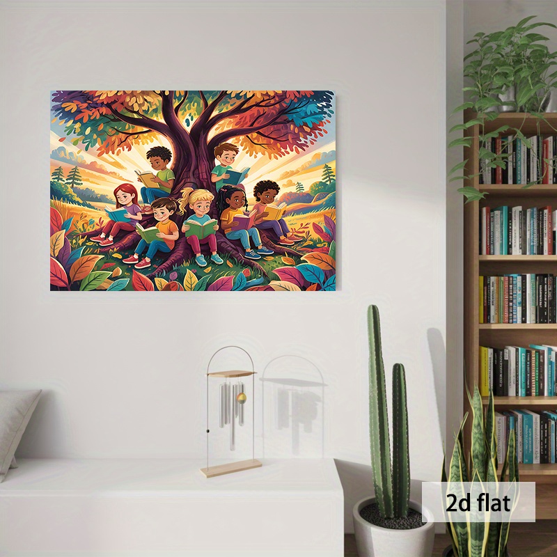 Tapeçaria 2D Plana, Ilustração - Kids Education Nursery avaliação e preço