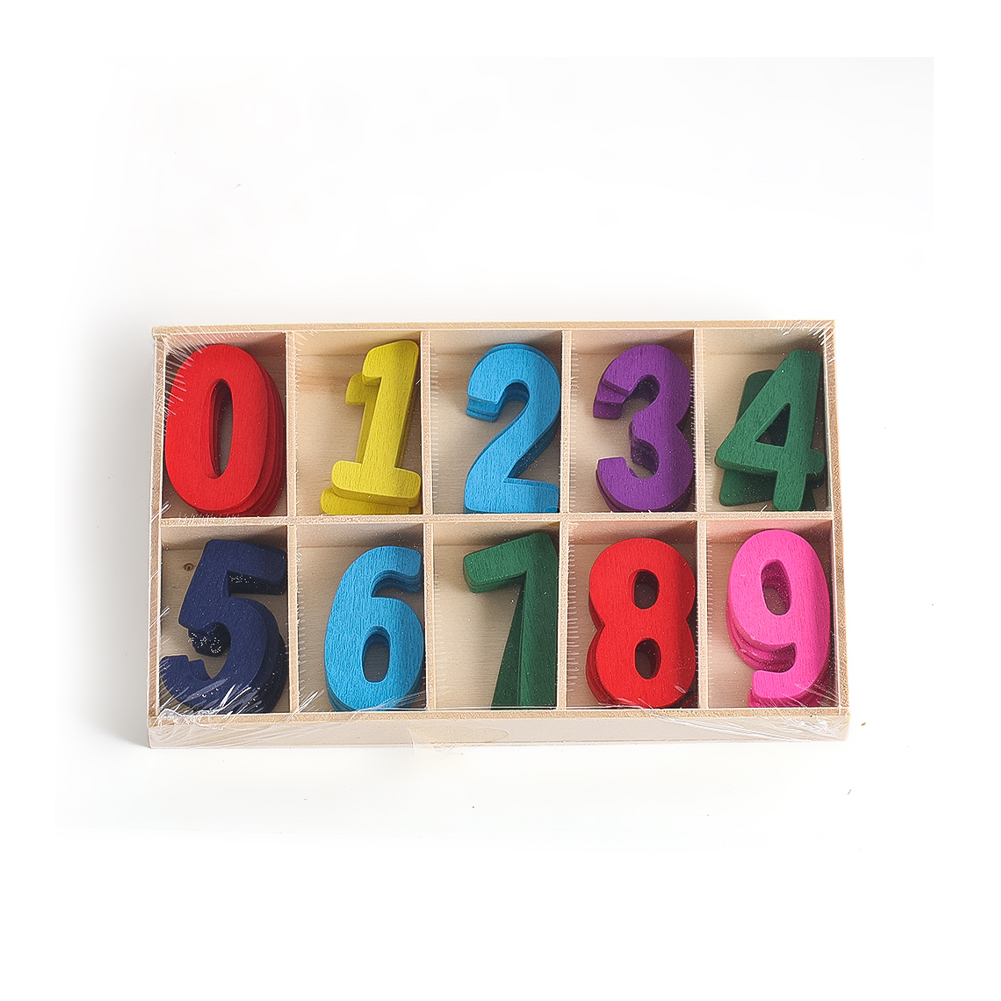 Números de madeira inacabados  - Kids Education Name avaliação e preço