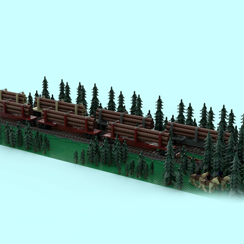224 pçs moc esqueleto log trem - Kids Education Login avaliação e preço