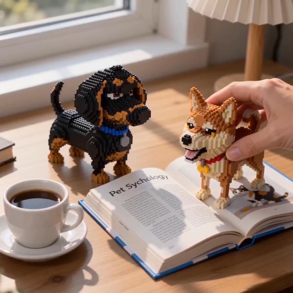 Jou construído shiba inu cães  - Kids Education Recreation avaliação e preço
