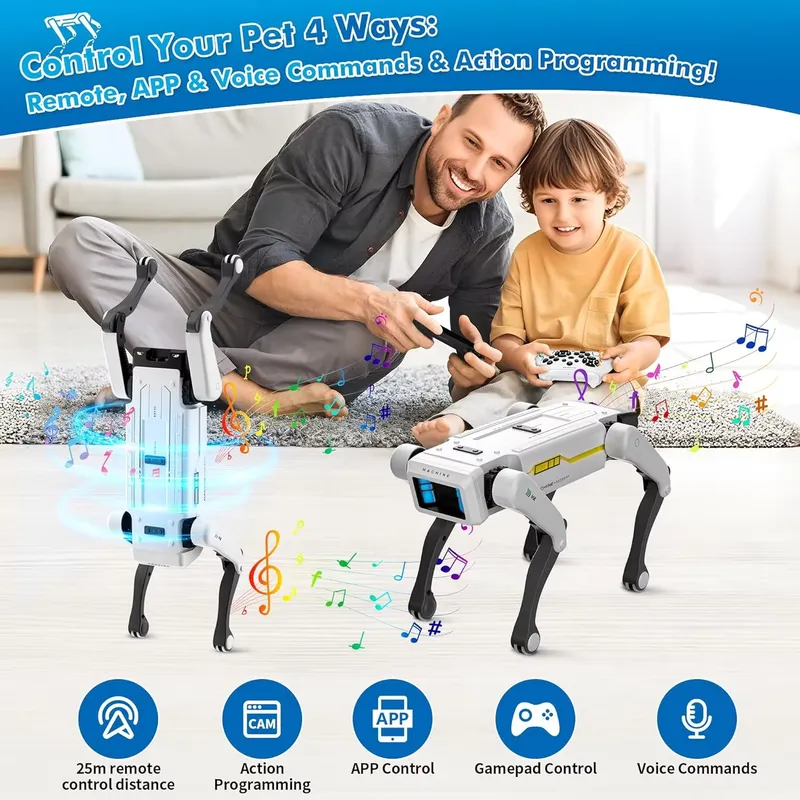 Cão Robô Inteligente Interativ - Kids Education Free App avaliação e preço