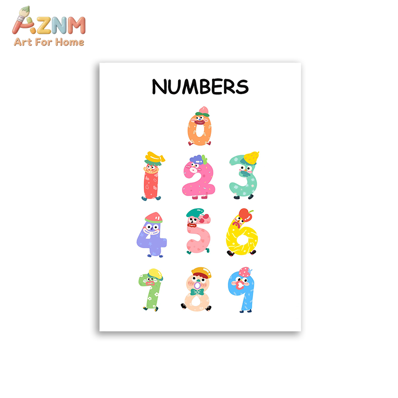 AZNM Quadro de Parede Educacio - Kids Education Nursery avaliação e preço