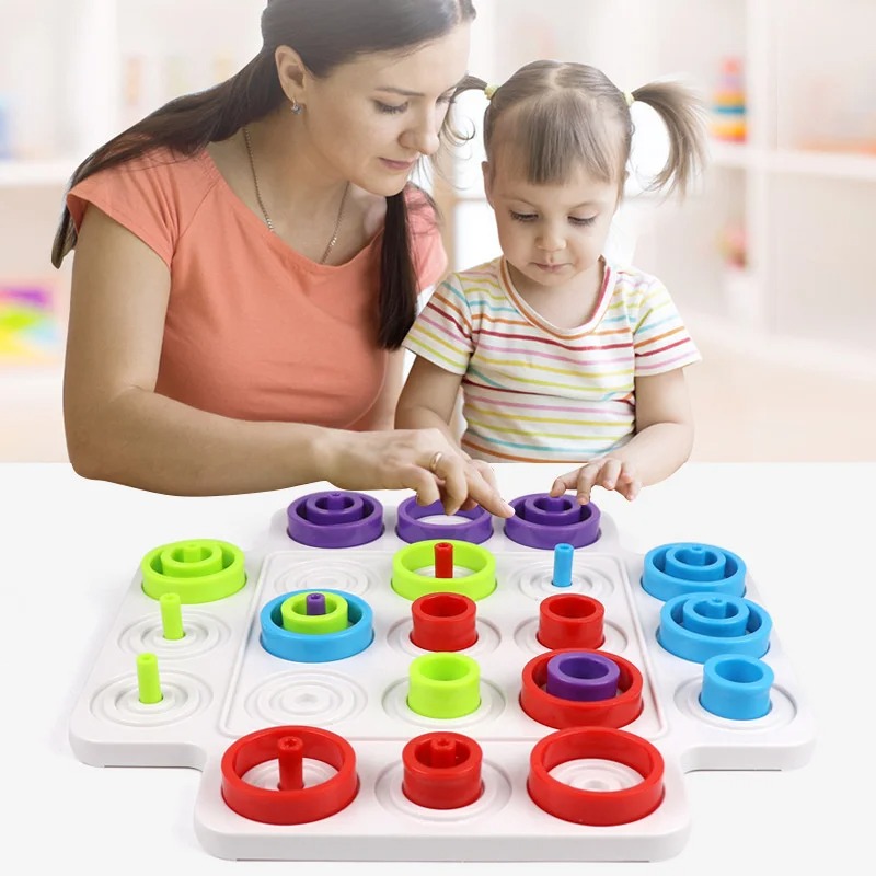 Jogo de empilhamento de anéis  - Kids Education Board avaliação e preço